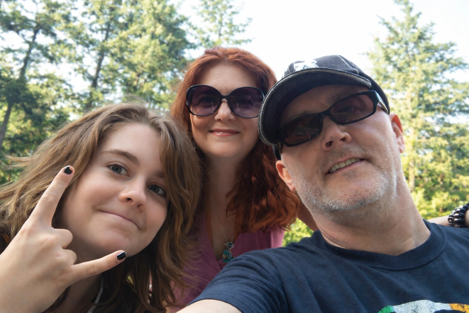 Family Selfie at the campground